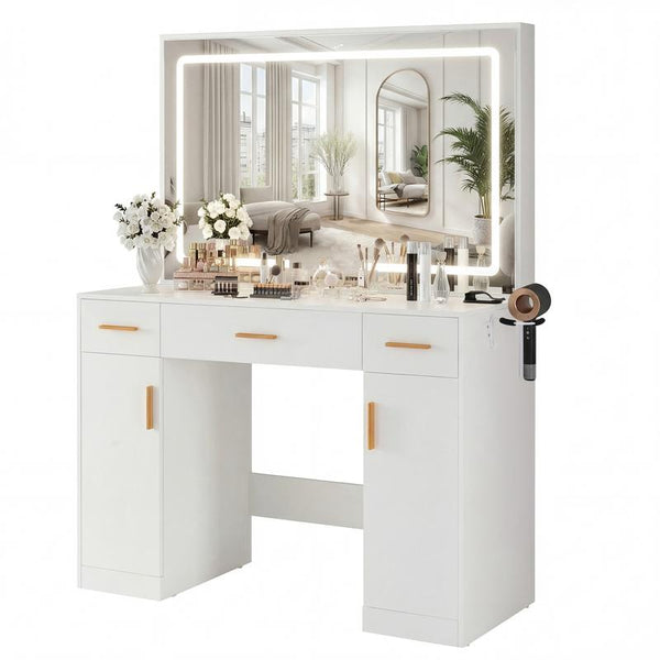 Luxe Lighted Vanity Desk
