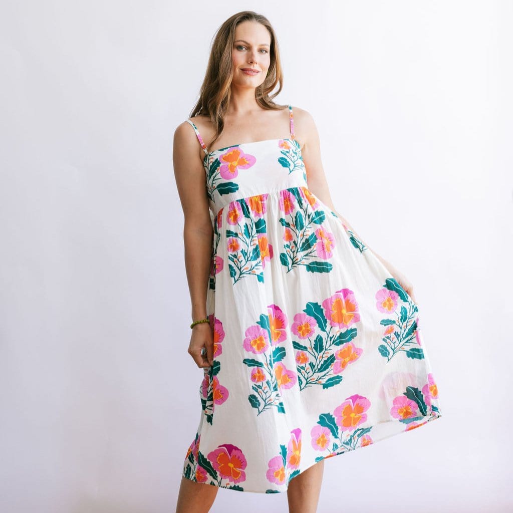 Pink Flower Reef Dress