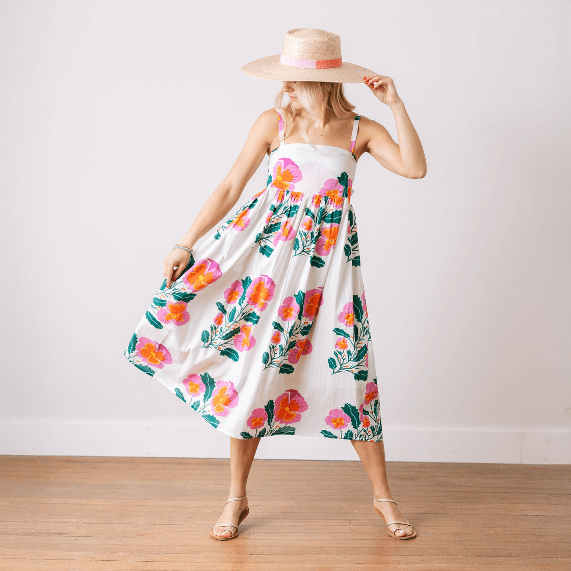 Pink Flower Reef Dress