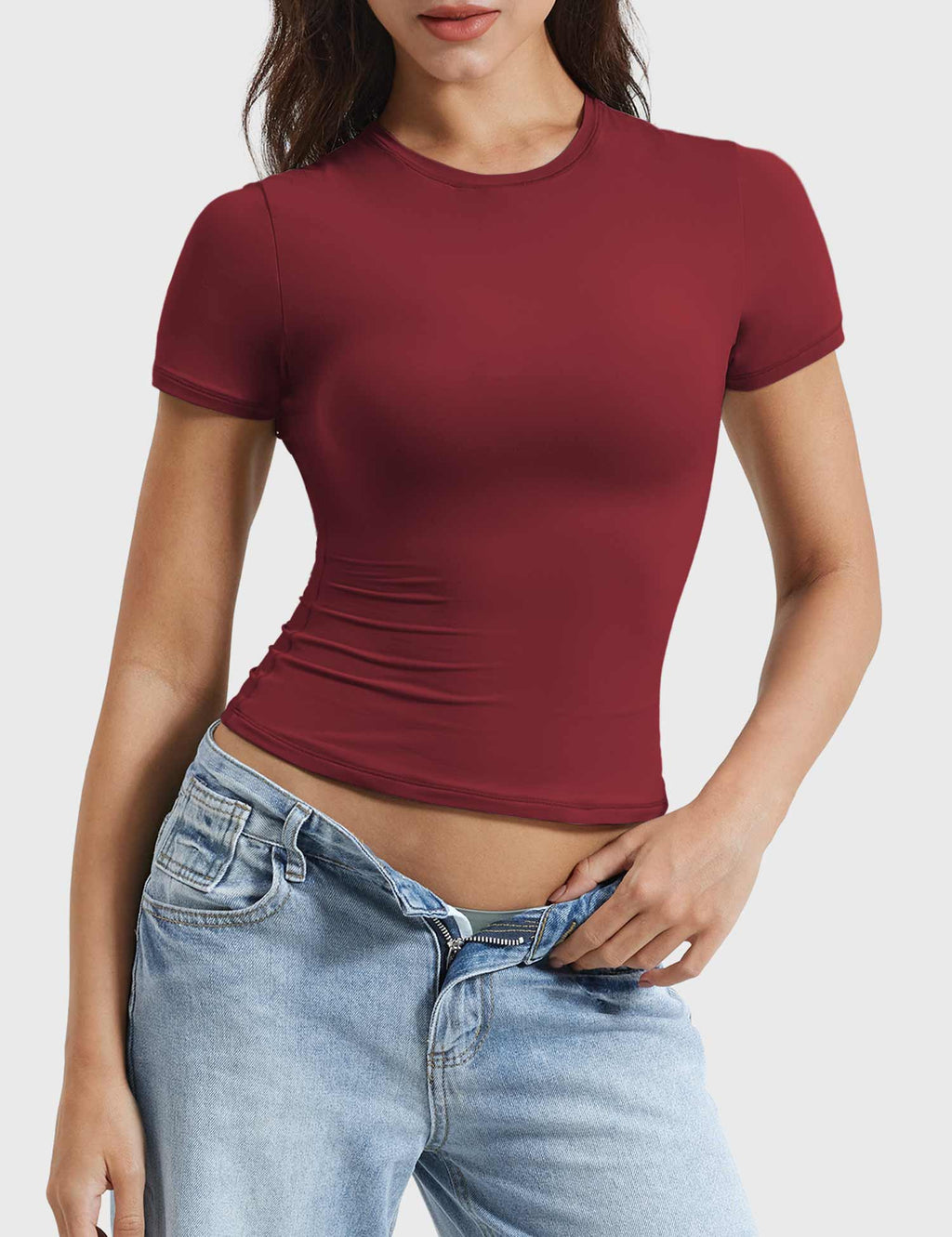 Yeoreo Sweeney Crew Neck Shirts