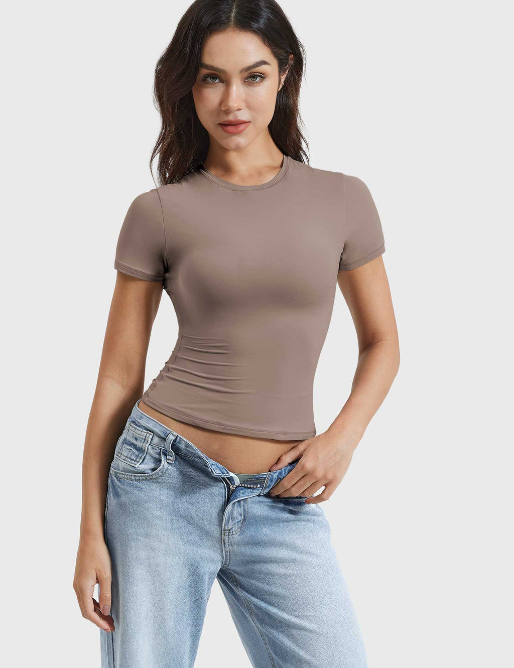 Yeoreo Sweeney Crew Neck Shirts