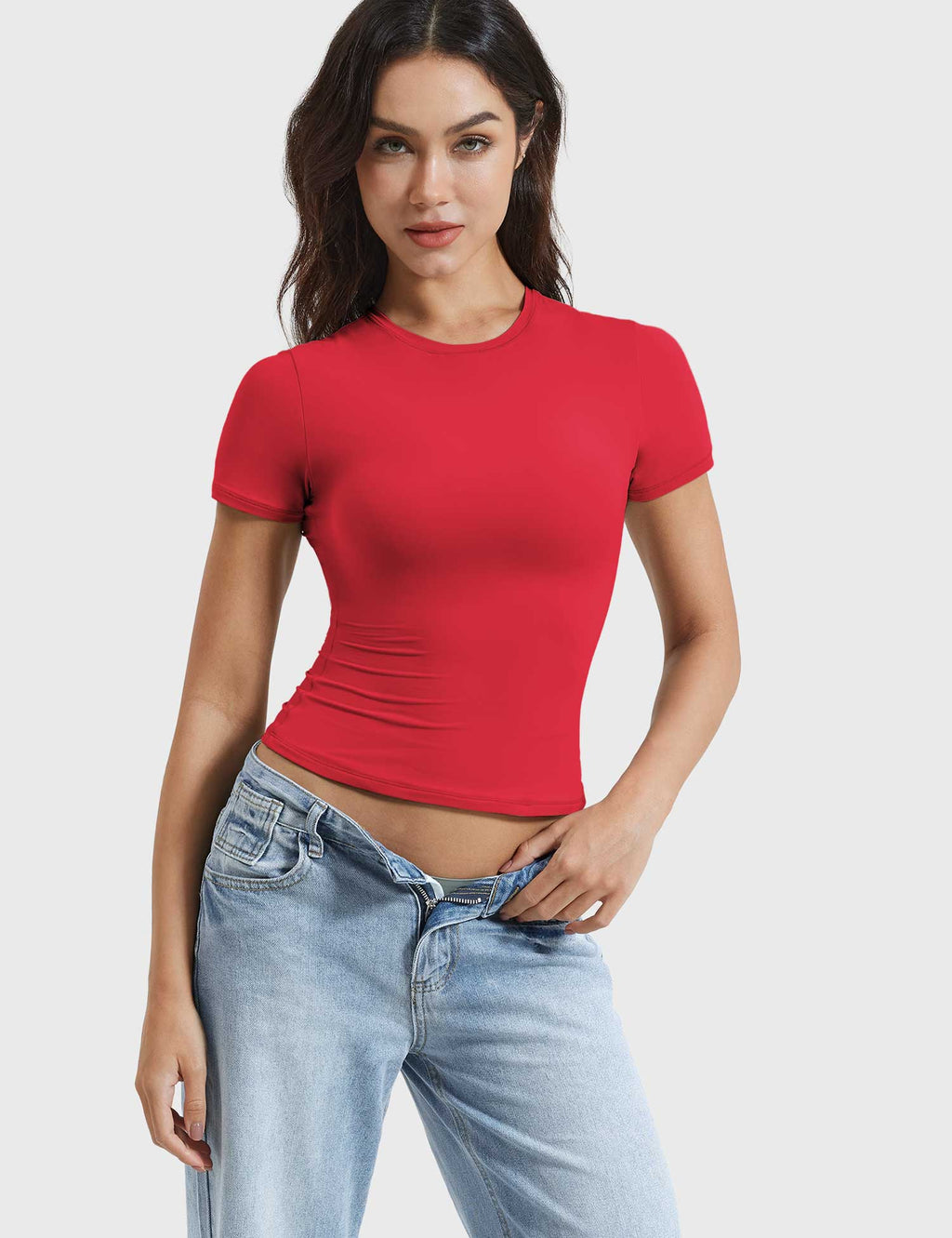 Yeoreo Sweeney Crew Neck Shirts